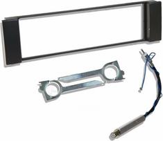 Fasadas, automobilinio radijo imtuvo DIN apdailos rėmeliai, skirti "Audi A3/A6/Seat Leon/Toledo", adapteris, antena, raktas
