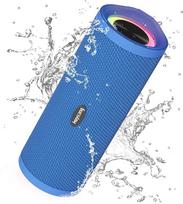 HEYSONG Portable Bluetooth Speaker, Waterproof Wireless Outdoor Speaker with LED Light, Upgraded Bass, IPX7 Floating, 40 Hours Playback, TF Card, True Wireless Stereo for Party,