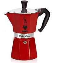 Bialetti Moka Express, Red - 6 cups 8006363018395