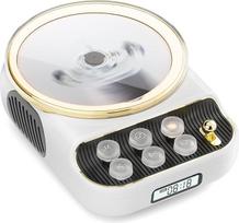 Nešiojamasis CD grotuvas "4-in-1" su "Bluetooth" garsiakalbiu, FM radiju, "Bluetooth" garsiakalbiu su pritemdomu naktiniu apšvietimu, baltas