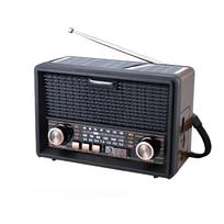 Įkraunamas Mini FM AM SW Daugiabangis Retro Radijas Su Belaidžiu BT USB TF Garsiakalbiu Nešiojamas Transliacijos Imtuvas Radijas ruda