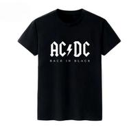 ZX TEE 2025 Naujas Rock T-shirt Vyrams ACDC AC Grupė Highway Rock Metal Punk Vyriški Drabužiai Spausdinti Vyriški ir Moteriški Trumpomis Rankovėmis T-shirt S