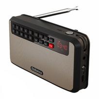 T60 Portable Radio Loud Semiconductor TF Card USB  Rechargeable Elderly Gift Singer Mp3 Player with LED Display Flashlight auksas