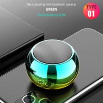Nešiojamas mini belaidis Bluetooth garsiakalbis muzikos žemųjų dažnių garsiakalbis Super Bass stereo kolonėlė, skirta mobiliojo telefono muzikos grotuvui žalia