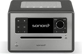 "sonoro Elite" internetinis radijas su CD grotuvu (FM, DAB Plus, podcast'ai, "Spotify", "Amazon Music", "Deezer") Matinis grafitinis