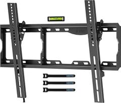 BONTEC TV Wall Mount Tiltable for 37-86 Inch LED LCD OLED Plasma Televisions up to 75 kg Max. VESA 600 x 400 mm Includes Spirit Level and Cable Tie