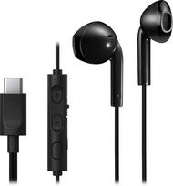 JVC HA-FR17UC-B "Bud" tipo USB-C ausinės su įmontuotu DAC, užtikrinančiu galingą ir krištolo skaidrumo garsą, praktišku mikrofonu ir 3 mygtukų nuotolinio valdymo pulteliu, itin kompaktiško dizaino (juodos spalvos)