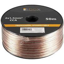 Libox Kabel głośnikowy 2x1,50mm LB0008-50 audio cable 50 m Transparent LB0008-50