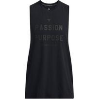 Under Armour Project Rock Raidės Spausdinimas Laisvas Apvalus Kaklas Sportinis Tankas Vyriški tankai Juodas 1386896-001 M