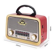 Senovinis AM/FM/SW radijas su lengvu namų radiju Nešiojamas belaidis Bluetooth garso TF kortelė USB Flash disko MP3 grotuvas raudona