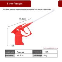 All-Metal No-Clean Polyurethane Foam Caulking Gun - Easy-Clean, Extended Reach