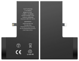 iPhone 14 Pro Max baterija 4323 mAh (OEM) : Talpa - Standartinės talpos, Tarpinė  (klijai) - Pridėti (+3€)