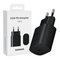 Įkroviklis skirtas Samsung Galaxy S20, S21, S22, S23, S24, S25, S26 (25W) : Spalvos - Juoda