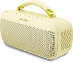 "Bose" nešiojamasis "SoundLink Max" garsiakalbis, didelis nešiojamasis "Bluetooth Boombox" su akumuliatoriumi, vandeniui atsparus garsiakalbis, iki 20 val. veikianti baterija, USB-C, integruotas 3,5 mm AUX įėjimas, citrusų geltonos spalvos
