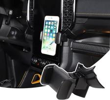 "DIYUCAR" automobilinis telefono laikiklis, suderinamas su "Ford Ranger 2023 2024+", centrinės konsolės navigacijos ekranas, telefono laikiklis, pasukamas 360° kampu, reguliuojamas telefono laikiklis, laisvų rankų įranga automobiliui