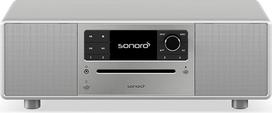 "sonoro Prestige" kompaktinė sistema su CD grotuvu, "Bluetooth" ir internetiniu radiju (FM, "Wi-Fi", DAB Plus, "Spotify", "Deezer") Sidabrinė