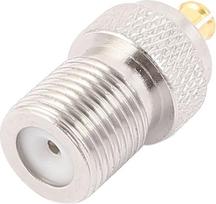 "Sourcingmap®" F tipo moteriškojo lizdo ir MCX vyriškojo RF koaksialinio RF adapterio jungtis