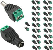 AVARTEK 20 Paar 2,1 x 5,5 mm männlich weiblich 12 V DC maitinimo lizdo jungties adapteris Stecker für CCTV Überwachungskamera LED Streifen