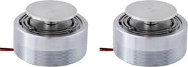 YDuupxe 2 vnt. 250 mm 2 colių visų dažnių rezonansinis garsiakalbis Vibracija Stiprus žemų dažnių garsiakalbis Mini dydžio muzikos grotuvas Nešiojamasis kompiuterio nešiojamasis MP3 MP4 CD mobilusis telefonas (4Ω 25W)