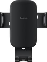 "Baseus" automobilinis laikiklis "Metal Age II Gravity" ant vertikalių ir horizontalių vėdinimo grotelių, juodas (SUJS000001)