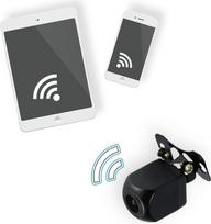 BEEPER H2WIFI atbulinės eigos atbulinės eigos kamera - belaidė - "Smartpohne" mobiliosios programos perdavimas - "Android" ir "iOS" programa - H2WIFI-BEEPER, juoda, vidutinė