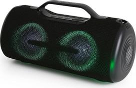Boompods Rhythm 60 Watt Bluetooth Speaker, Large, Portable Wireless Music Box, Bluetooth, IPX5 Waterproof, Party Speaker for Travel, Car or Bathroom, 10 Light Modes, Dual Pairing, Black