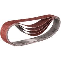Makita - Schleifgürtel - für Holz, Metall - 5 Stücke - Körnung: 120 - 30 mm x 533 mm - für Makita 9031 (P-00125)