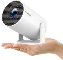 Mini projektorius 4K, "Android 11" nešiojamasis projektorius su "WiFi 6" ir "Bluetooth 5.4", automatinis lizdinės plokštumos koregavimas, 180 laipsnių pasukimas, 1080P išmanusis namų kino projektorius / lauko projektorius
