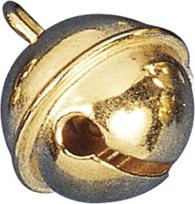 RAYHER 2503306 Auksinis metalinis varpelio rutuliukas, 19 mm skersmens, savitarnos maišelis/pakuotė po 10 vnt.