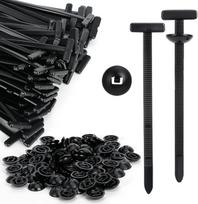 Universal-Kabelbinderschnalle, Nylon, robust, selbstsichernd, Mehrzweck-Kunststoff-Kabelbinder, Werkzeug für schnelle Befestigung, Auto, Zuhause, tägliche Reparatur, 100 Stück