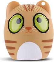 Vellichor Europe Cocoa the Cat! | Mini Bluetooth Speaker | Ultra Portable | Wireless Travel | Great Loud Clear Sound | Microphone for Calls Connect Smartphone Laptop