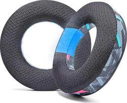 WC Freeze DT770 - Cooling Gel Ear Pads for Beyerdynamic DT770, DT990, DT880, MMX300, DT1770, DT1990 Headphones | Sports Fabric Exterior, Noise Isolation, Reinforced Foam | 90's Black