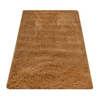 Dywanas kailinis 170/120 cm – smėlio, rudas, oranžinis, ilgas plaukas