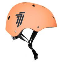 Apsauginis šalmas 7-BRAND JUODA ORANŽINĖ, M