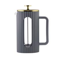 "Vialli Design Livio French Press" 1 l pilkai auksinis, Vialli Design Livio French Press 1L Grey Gold
