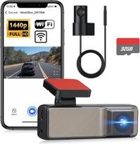 "eSynic Mini Dashcam Auto Dual Kamera 2K+1080P, WiFi, 160° Weitwinkel, Nachtsicht, G-sensor, Parküberwachung, App Steuerung, 32GB SD-Karte, Unterstützung bis 128GB, für Auto, LKW, SUV