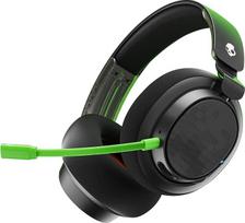 "Skullcandy SLYR Pro" belaidės "Xbox", "PC", "Nintendo Switch" ar "Playstation" belaidės ausinės su USB-A siųstuvu, pasižyminčios ypač mažu delsos dažniu - juodos/žalios spalvos