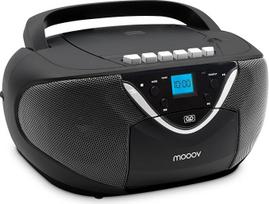 Metronic 477131 CD-Player Tragbar/Kassettendeck für Radio Boombox schwarz
