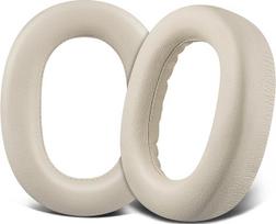 SOULWIT pakaitiniai ausų pagalvėlės "Jabra Evolve2 85 UC/Evolve 2 85 MS" belaidėms ausinėms (netinka Elite 85H), minkštesnė baltyminė oda, triukšmą izoliuojančios putos