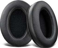 SOULWIT pakaitiniai PU odos ausų įklotai, skirti "Audio-Technica ATH M50X/M40X", "HyperX Cloud/Flight/Stinger", "SteelSeries Arctis 7/9X/Pro", "Sony MDR 7506", "Turtle Beach Stealth 420X/600