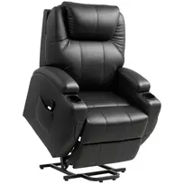 Fotelis su atsikėlimo funkcija, TV fotelis su laikymo krepšiu 84 x 92 x 109 cm