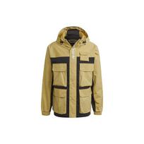 Adidas Originals Trefoil G Outd Parka Climbing Multi-Pocket Colorblock Hooded Jacket Men Outerwear Sandstorm H09359 L