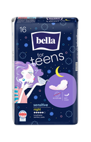 BELLA  Teens Ultra Night Sensitive higieniniai paketai, 16 vnt.