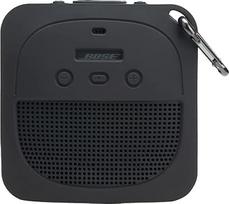 "Aenllosi" silikoninis dėklas "Bose SoundLink Micro Bluetooth" garsiakalbiui, tik krepšys (juodas)
