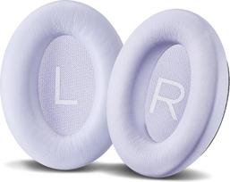 AHG QuietComfort ausų pagalvėlės, tinkančios "Bose QuietComfort" (2023), QC45 QCSE QC35 QC35 II triukšmą slopinančioms ausinėms (violetinės spalvos) Aukštos kokybės PU oda | Aukščiausias komfortas
