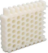 Kabelių organizatorius, pakavimo įrankis, tinklo kabelių organizatorius, universalus, taupantis vietą, su 9 mm skylėmis optiniams kabeliams CAT7 (6 x 8 skylės)