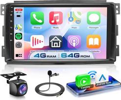 VECHTEL 4G + 64G automobilinis radijas "Android 15", skirtas "Mercedes Benz Smart Fortwo" 2005-2010 m., 9 colių HD jutiklinio ekrano automobilinis radijas su belaidžiu "Carplay" "Android" automobiliniu GPS "Wi-Fi" USB "Bluetooth" 5.0 FM RDS radijas atbuli