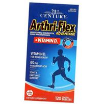 Chondroprotektorius su vitaminu D3, Arthri-Flex Advantage + Vitamin D3, 21st Century  120 tabl. (03440005) 120tab