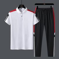 Poros Sportinis Kostiumas Vyriškas Vasarinis Plonas Ledo Šilko Trumpomis Rankovėmis Laisvas Didelio Dydžio Atsitiktinis Dviejų Dalių Rinkinys 7XL balta