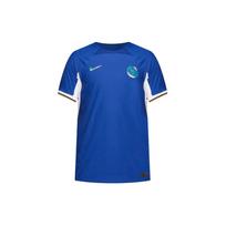Nike Chelsea FC 2023/24 Namų rungtynių marškinėliai su drėgmę išgarinančia technologija Vyriški sportiniai marškinėliai Skubiai mėlyni balti klubo aukso spalvos DX2613-496 XS
